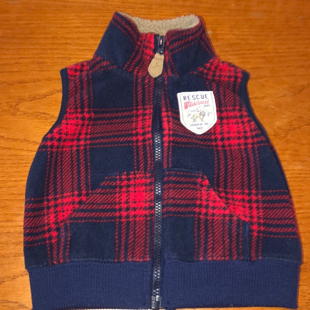 3mo Carters fleece vest